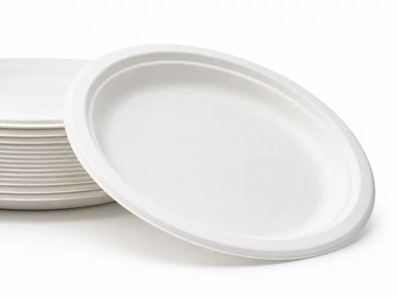 kgp-bagasse-round-plate-rim-edge-detail rim and edge detail of compostable sugarcane bagasse round plate