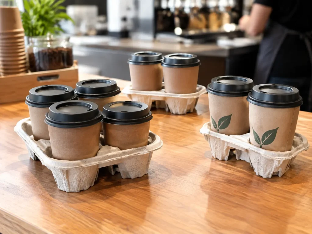 Molded Pulp Drink Carriers