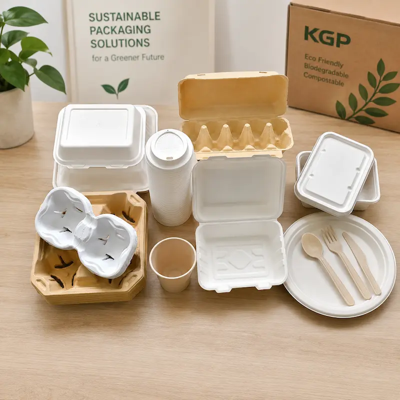 Molded pulp packaging products manufacturer providing sustainable plant fiber packaging solutions